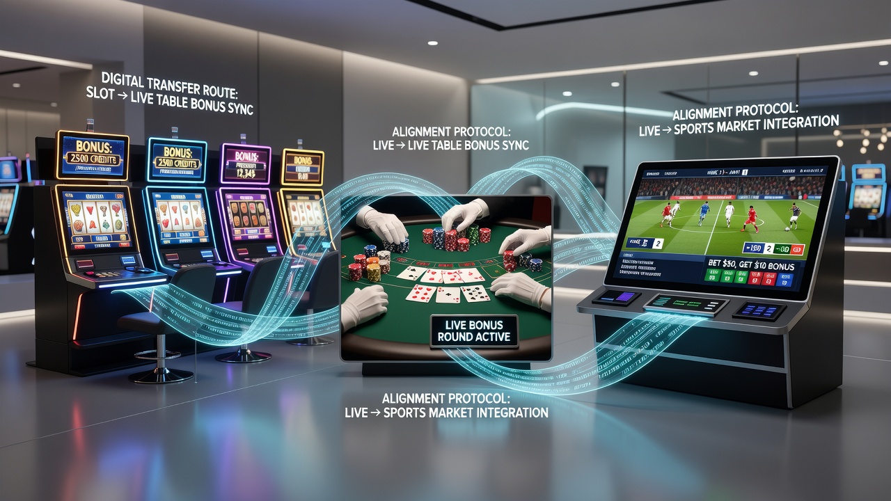 Synchronisierte Bonusnetzwerke über Slots, Live-Tische und Sportwetten hinweg in Echtzeit