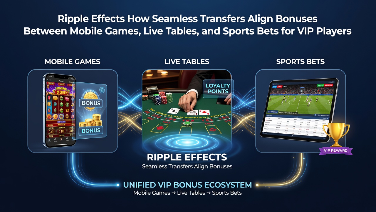 Nahtlose Transfers verbinden Bonusstrukturen in mobilen Spielen, Live-Tischen und Sportwetten für VIP-Spieler