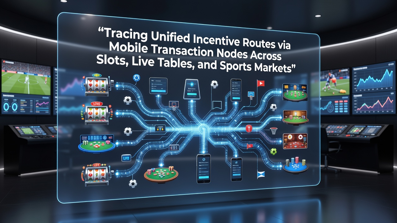Mobile Transaktionsknoten verbinden Anreize über Slots, Live-Tische und Sportmärkte hinweg